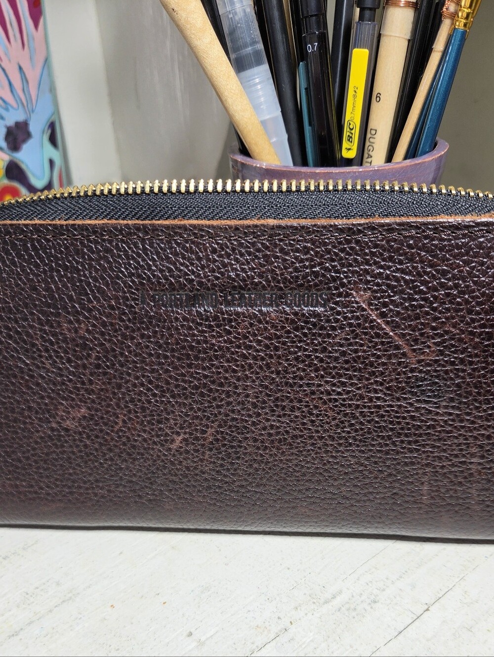 Portland Leather Rue Backpack and wallet - Picture 10 of 11
